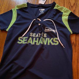 NFL Seattle Seahawks Team apparel jersey NWT small